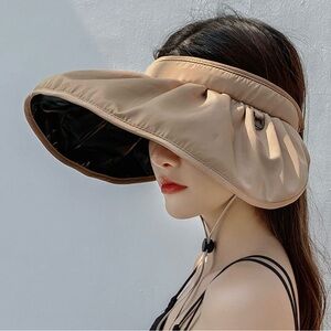 Women's Tan Sun Visor